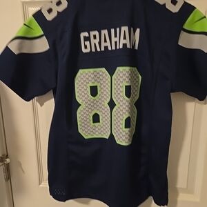 Seattle Seahawks Nike Jersery #88 Jimmy Graham Youth Medium